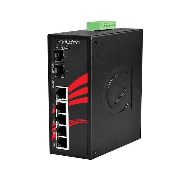 7-Port Industrial Gigabit PoE+ Unmanaged Ethernet Switch